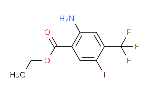 CAS No. 1131587-57-9, Ethyl 2-amino-5-iodo-4-(trifluoromethyl)benzoate