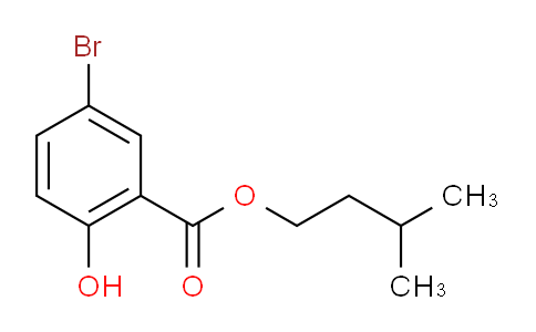 CAS No. 1131587-61-5, 5-bromo-2-hydroxybenzoic acid 3-methylbutyl ester