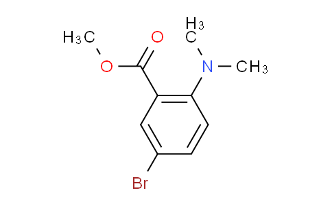 CAS No. 1131587-63-7, 5-bromo-2-(dimethylamino)benzoic acid methyl ester