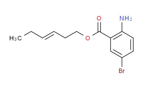 CAS No. 1131587-73-9, 2-amino-5-bromobenzoic acid hex-3-enyl ester