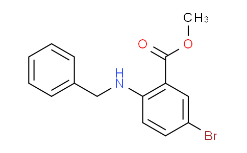 CAS No. 1131587-77-3, Methyl 2-(benzylamino)-5-bromobenzoate