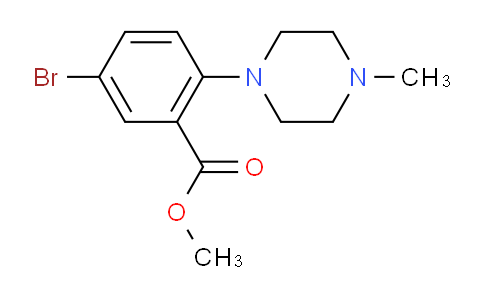 CAS No. 1131587-80-8, Methyl 5-broMo-2-(4-Methylpiperazin-1-yl)benzoate