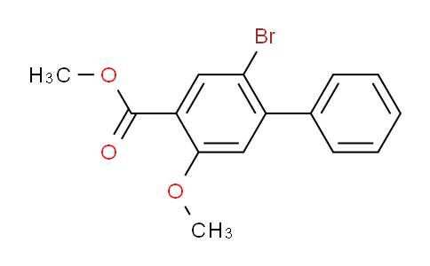 CAS No. 1131587-95-5, Methyl 2-bromo-5-methoxy-[1,1'-biphenyl]-4-carboxylate