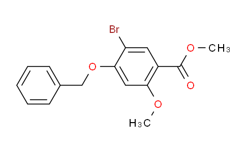CAS No. 1131587-96-6, Methyl 4-(benzyloxy)-5-bromo-2-methoxybenzoate