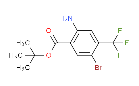 CAS No. 1131587-98-8, tert-Butyl 2-amino-5-bromo-4-(trifluoromethyl)benzoate