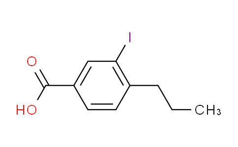 CAS No. 1131588-03-8, 3-Iodo-4-propylbenzoic acid
