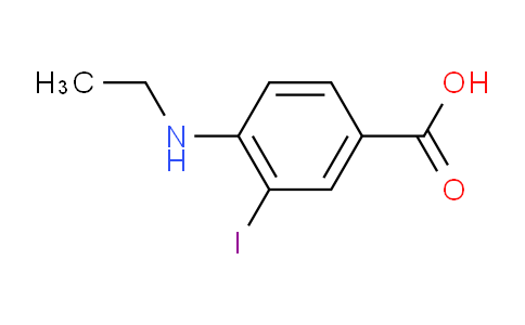 CAS No. 1131588-04-9, 4-(Ethylamino)-3-iodobenzoic acid