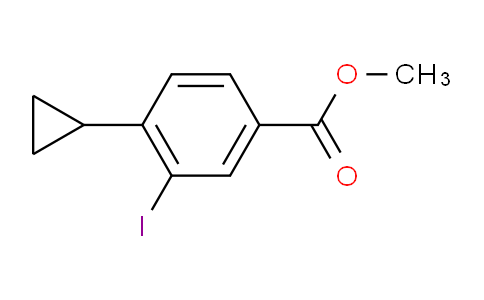 CAS No. 1131588-06-1, Methyl 4-cyclopropyl-3-iodobenzoate