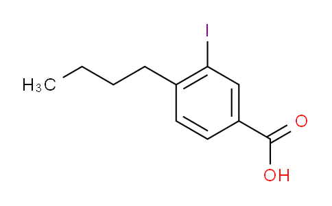 CAS No. 1131588-07-2, 4-butyl-3-iodobenzoic acid