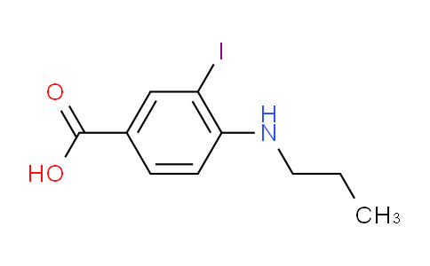 CAS No. 1131588-10-7, 3-iodo-4-(propylamino)benzoic acid