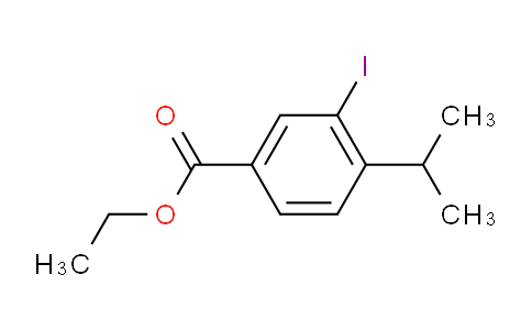 CAS No. 1131588-19-6, Ethyl 3-iodo-4-isopropylbenzoate