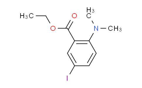 CAS No. 1131605-33-8, 2-(dimethylamino)-5-iodobenzoic acid ethyl ester