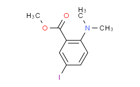 CAS No. 1131605-35-0, 2-(dimethylamino)-5-iodobenzoic acid methyl ester