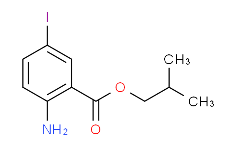 CAS No. 1131605-42-9, 2-amino-5-iodobenzoic acid 2-methylpropyl ester