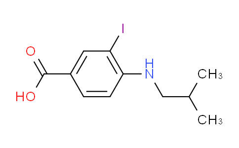 CAS No. 1131614-01-1, 3-Iodo-4-(isobutylamino)benzoic acid