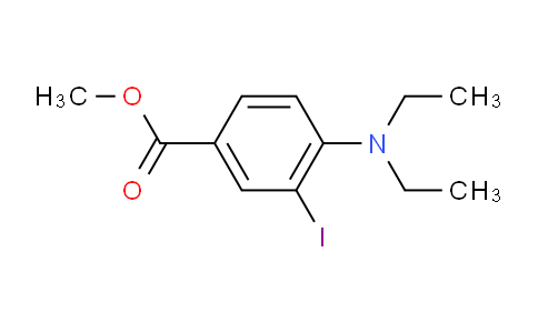 CAS No. 1131614-37-3, Methyl 4-(diethylamino)-3-iodobenzoate