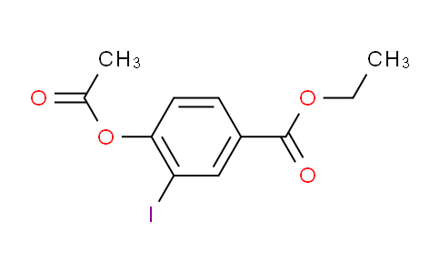 CAS No. 1131614-40-8, Ethyl 4-acetoxy-3-iodobenzoate