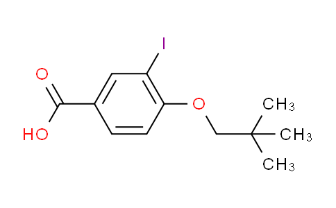 CAS No. 1131614-48-6, 3-Iodo-4-(neopentyloxy)benzoic acid