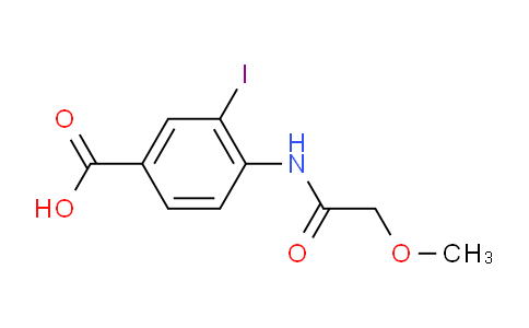 CAS No. 1131614-49-7, 3-Iodo-4-(2-methoxyacetamido)benzoic acid
