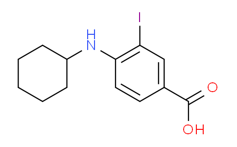CAS No. 1131614-62-4, 4-(cyclohexylamino)-3-iodobenzoic acid