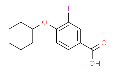CAS No. 1131614-67-9, 4-cyclohexyloxy-3-iodobenzoic acid