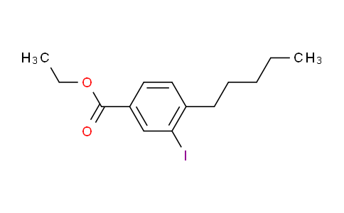 CAS No. 1131614-71-5, 3-iodo-4-pentylbenzoic acid ethyl ester