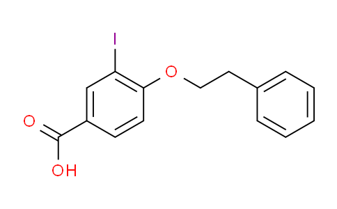 CAS No. 1131614-92-0, 3-Iodo-4-phenethoxybenzoic acid