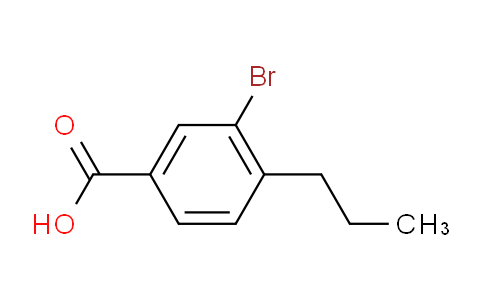 CAS No. 1131615-01-4, 3-bromo-4-propylbenzoic acid