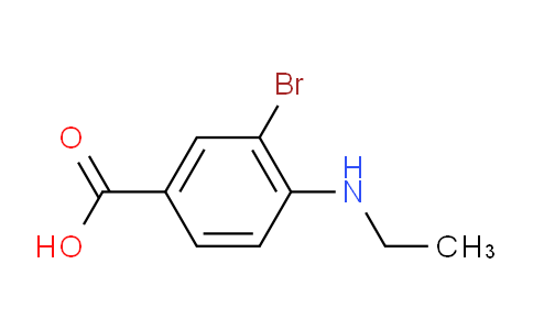 CAS No. 1131615-03-6, 3-Bromo-4-(ethylamino)benzoic acid