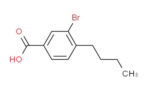 CAS No. 1131615-06-9, 3-bromo-4-butylbenzoic acid