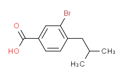 CAS No. 1131615-07-0, 3-Bromo-4-isobutylbenzoic acid
