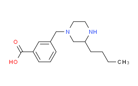 CAS No. 1131622-34-8, 1-(3-carboxyphenyl methyl)-3-n-butyl piperazine