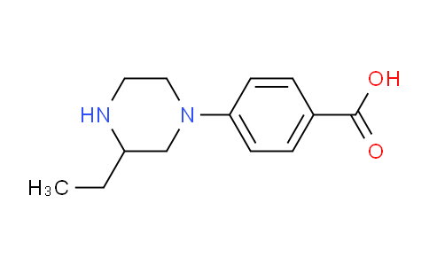 CAS No. 1131622-36-0, 4-(3-ethyl-1-piperazinyl)benzoic acid