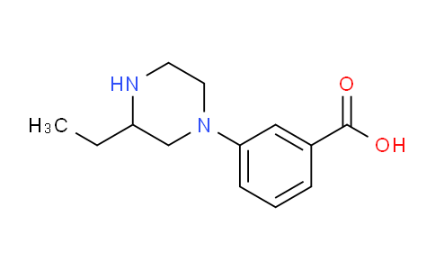 CAS No. 1131622-37-1, 3-(3-ethyl-1-piperazinyl)benzoic acid
