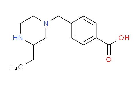 CAS No. 1131622-39-3, 4-[(3-ethyl-1-piperazinyl)methyl]benzoic acid