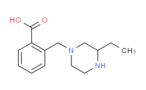 CAS No. 1131622-41-7, 1-(2-carboxyphenyl methyl)-3-ethyl-piperazine
