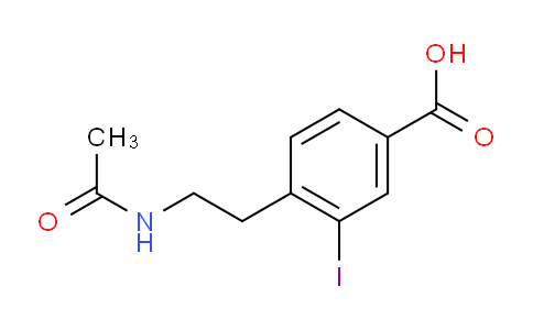 CAS No. 1131622-45-1, 4-(2-Acetamidoethyl)-3-iodobenzoic acid