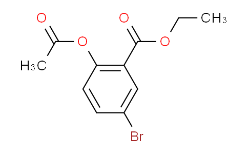 CAS No. 1131622-49-5, Ethyl 2-acetoxy-5-bromobenzoate