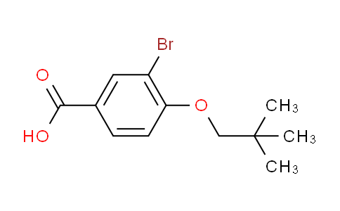 CAS No. 1131622-52-0, 3-bromo-4-(2,2-dimethylpropoxy)benzoic acid