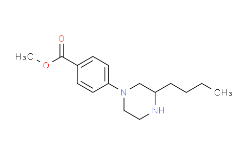 CAS No. 1131622-70-2, 4-(3-butyl-1-piperazinyl)benzoic acid methyl ester