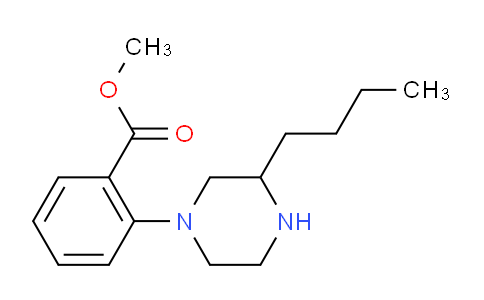 CAS No. 1131622-72-4, 2-(3-butyl-1-piperazinyl)benzoic acid methyl ester