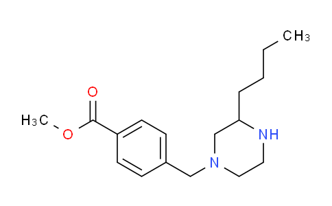 CAS No. 1131622-73-5, 4-[(3-butyl-1-piperazinyl)methyl]benzoic acid methyl ester
