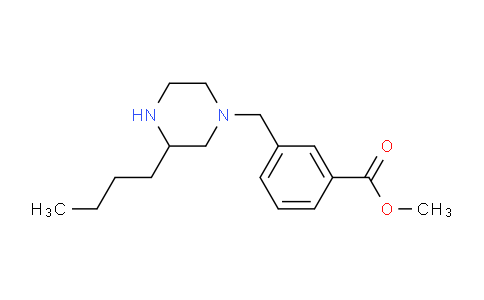 DY790627 | 1131622-74-6 | Methyl 3-((3-butylpiperazin-1-yl)methyl)benzoate