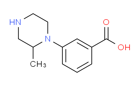 CAS No. 1131623-01-2, 3-(2-methyl-1-piperazinyl)benzoic acid