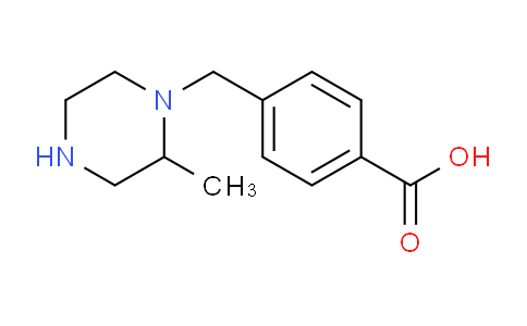 CAS No. 1131623-03-4, 4-[(2-methyl-1-piperazinyl)methyl]benzoic acid