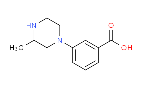 CAS No. 1131623-07-8, 3-(3-methyl-1-piperazinyl)benzoic acid