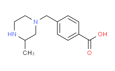 CAS No. 1131623-09-0, 4-[(3-methyl-1-piperazinyl)methyl]benzoic acid