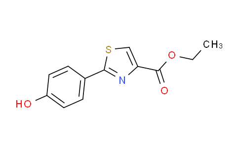 CAS No. 11334-60-4, Ethyl 2-(4-hydroxyphenyl)thiazole-4-carboxylate