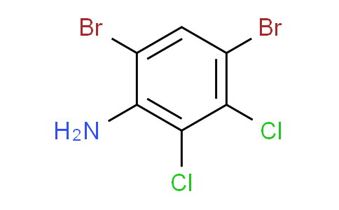 CAS No. 113571-15-6, 4,6-Dibromo-2,3-dichloroaniline