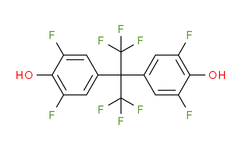 CAS No. 114611-30-2, 4,4'-(Perfluoropropane-2,2-diyl)bis(2,6-difluorophenol)